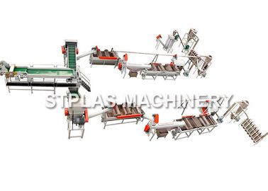 500kg/h Plastic Washing Recycling Machine HDPE Bottle Washing Line Energy Saving