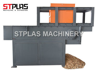 Máy hủy tài liệu Chipper gỗ công nghiệp Trục đơn để nghiền gỗ thải