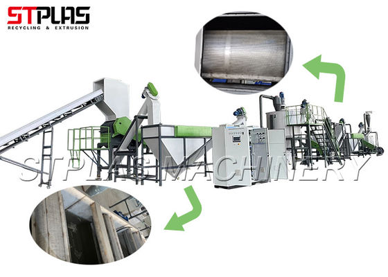 Máy nghiền chai nhựa OEM / Máy tái tạo nhựa 3-5T / H