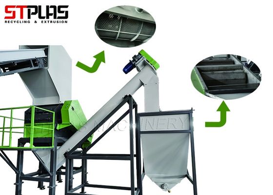 Large Plastic Washing Recycling Machine For Waste Pet Bottles 500-3000kg/H