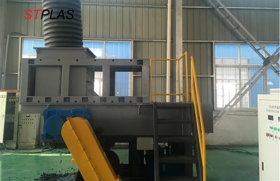Điều khiển PLC Máy hủy ống PVC thải ra một trục đơn