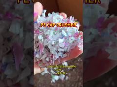 Nắp chai nhựa LDPE dùng cho nước uống – 200-300kg/h Nghiền nhựa thải quy mô nhỏ