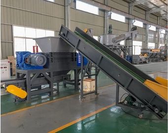 Máy tái chế nhựa điện bền với trục kép