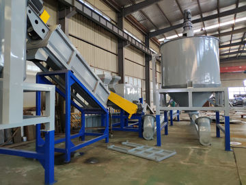 Long Using Life Plastic Washing Recycling Machine With PLC Touch Screen Control