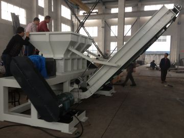 Industrial Waste Bottle Bag Strap Recycling Double Shaft Metal Plastic Shredder for Sale