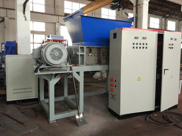 Industrial Waste Bottle Bag Strap Recycling Double Shaft Metal Plastic Shredder for Sale