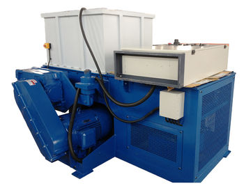 Single Shaft Plastic Shredder Machine For Big Solid Block Plastic High Torque