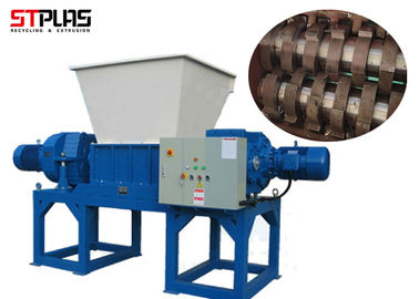 Wood Plastic Shredder Machine / Double Shaft Shredder Machine CE SGS Pass