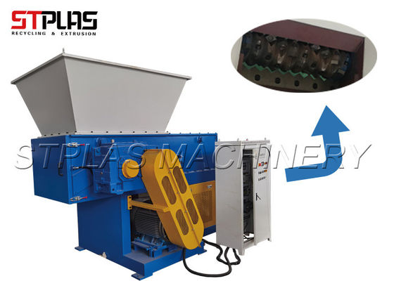 Durable Plastic Waste Grinder / Low Noise Garbage Shredder Machine