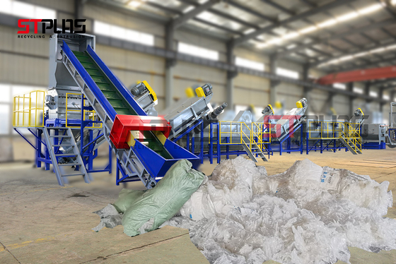 Máy ép màng nhựa tốc độ cao 90KW để tái chế chứng chỉ CE
